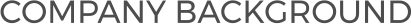 COMPANY BACKGROUND