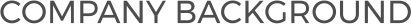 COMPANY BACKGROUND